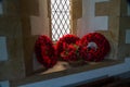 TYNEHAM Ã¢â¬â DECEMBER 27: British Royal Legion Remembrance wreath